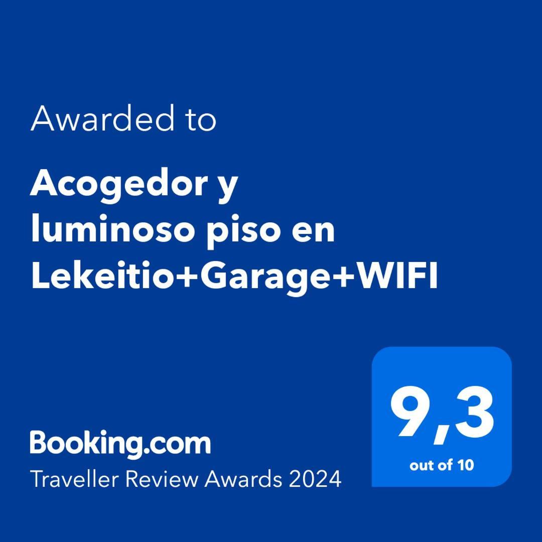 Apartamento Lekeitio, Garaje Y Wifi Екстериор снимка